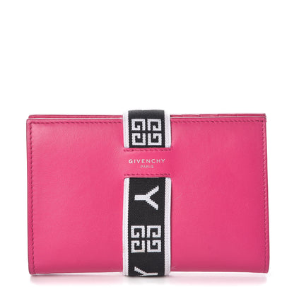 Givenchy Calfskin Urban Medium Logo Flap Wallet Cyclamen 1 of 7