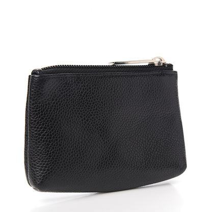 Chanel Caviar Timeless CC Coin Purse Case Black 2 of 8