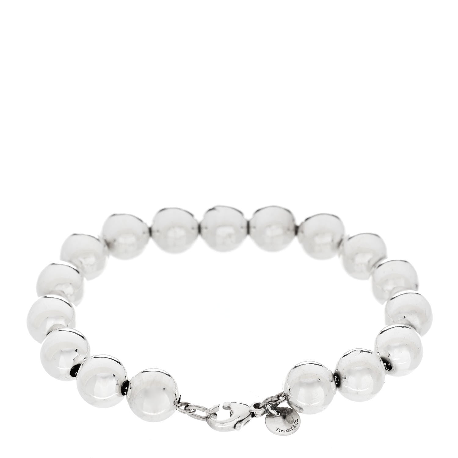 Tiffany Sterling Silver 10mm HardWear Ball Bracelet 2 of 4