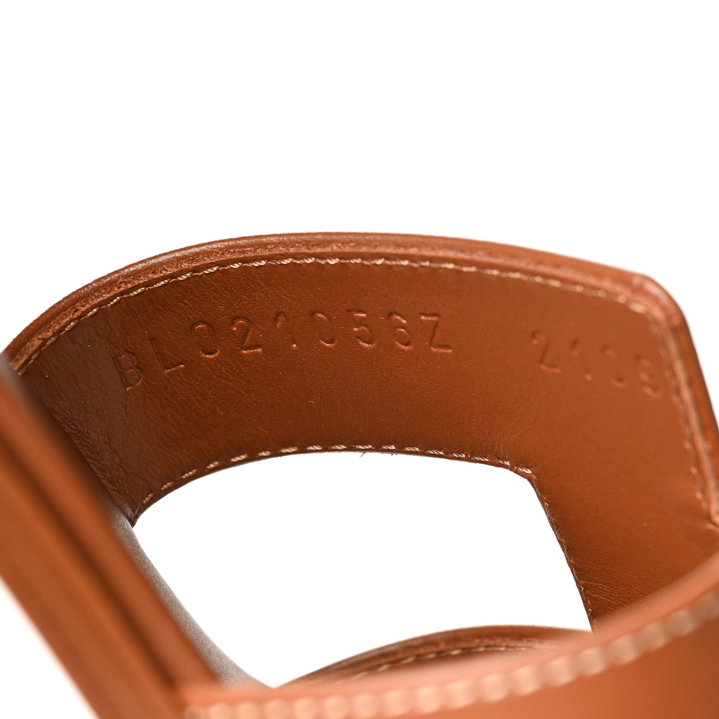 Box Calfskin Oran Sandals 39 Gold