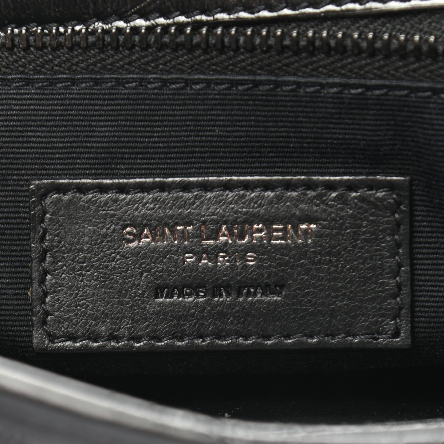 Crinkled Calfskin Matelasse Monogram Medium Niki Chain Satchel Black