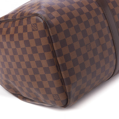 Louis Vuitton Damier Ebene Keepall 50 6 of 9