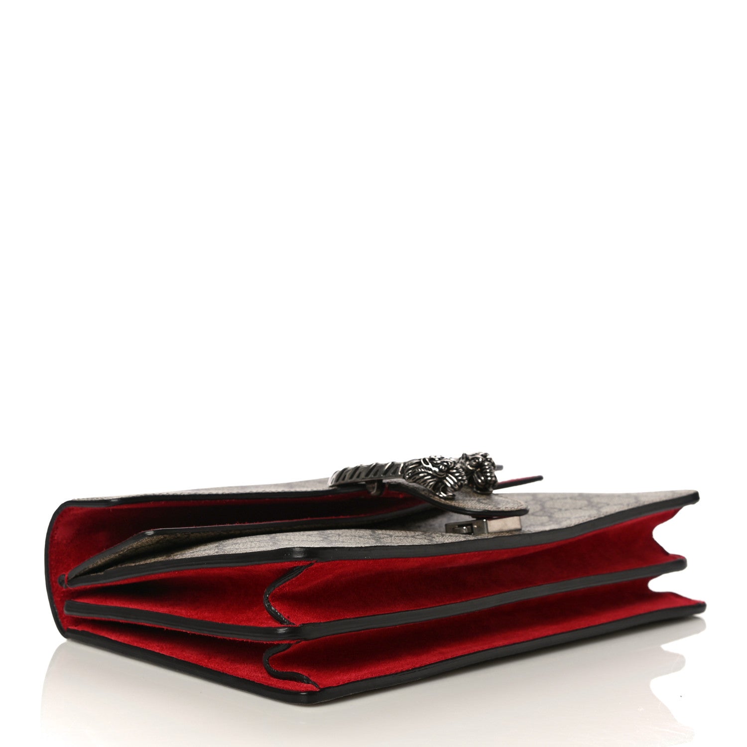 Gucci GG Supreme Monogram Small Dionysus Shoulder Bag Red 4 of 23