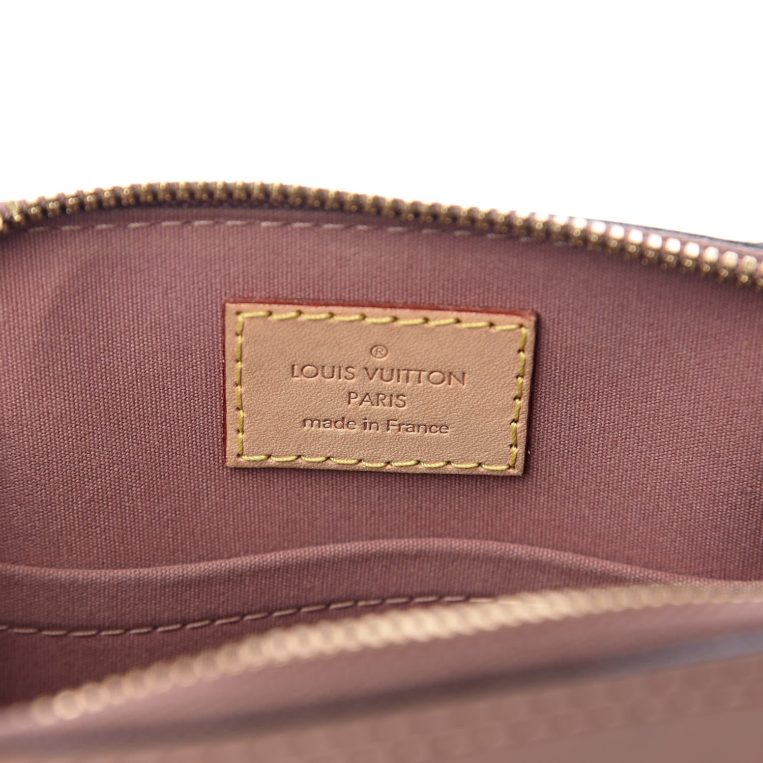 Louis Vuitton Vernis Alma BB Rose Velours 8 of 9