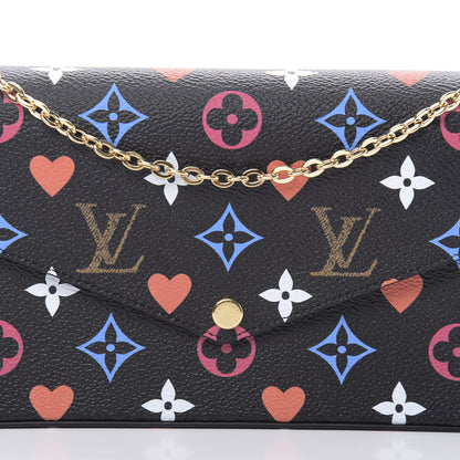 Louis Vuitton Game On Felicie Chain Wallet Black 9 of 13