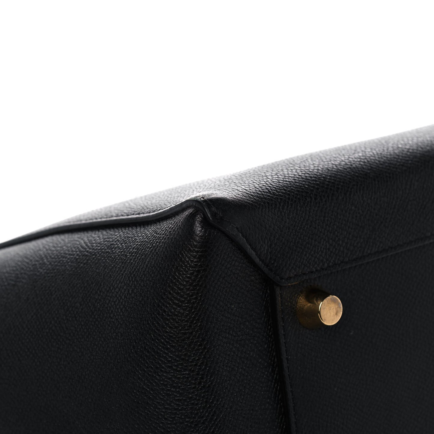 Grained Calfskin Mini Belt Bag Black