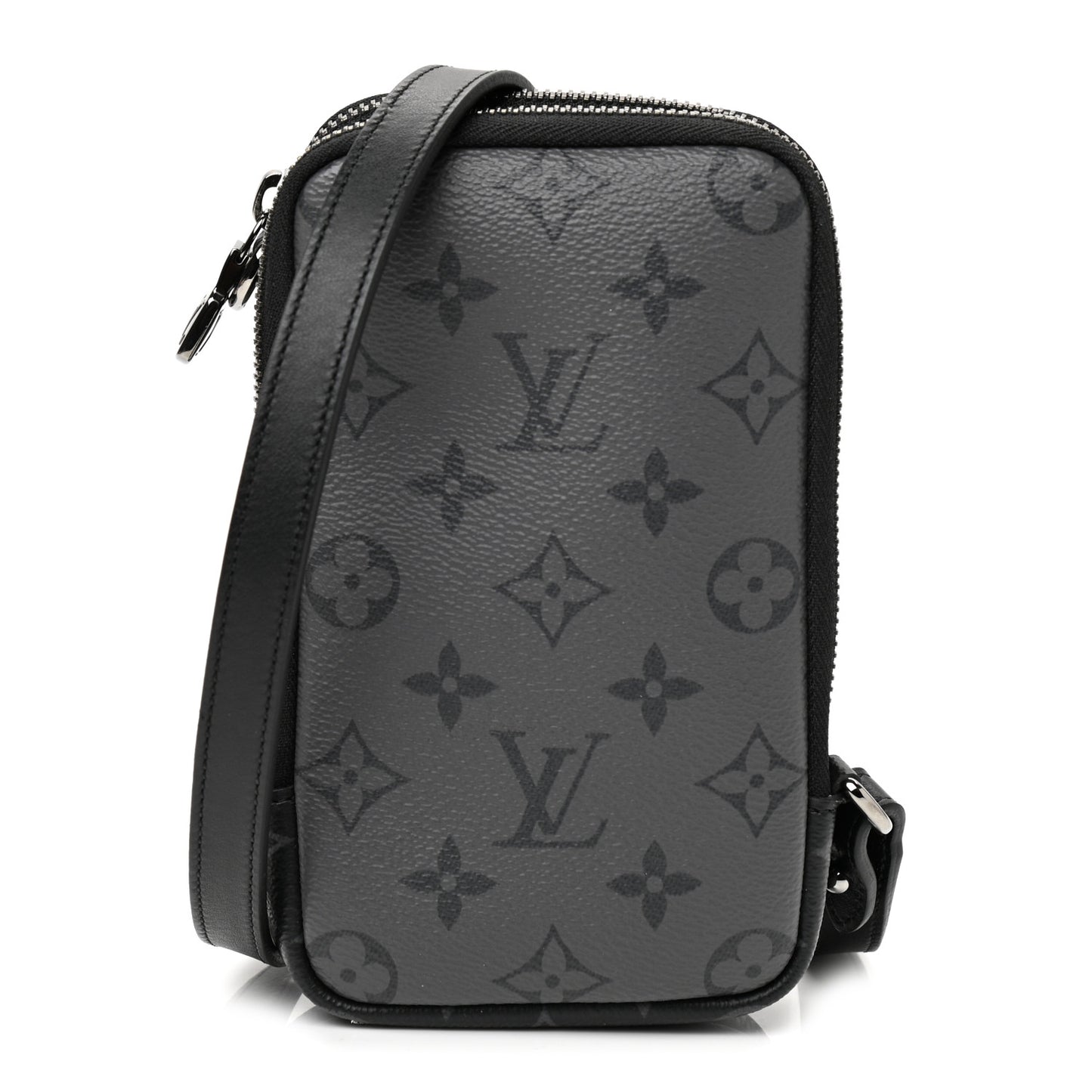 Monogram Eclipse Reverse Double Phone Pouch