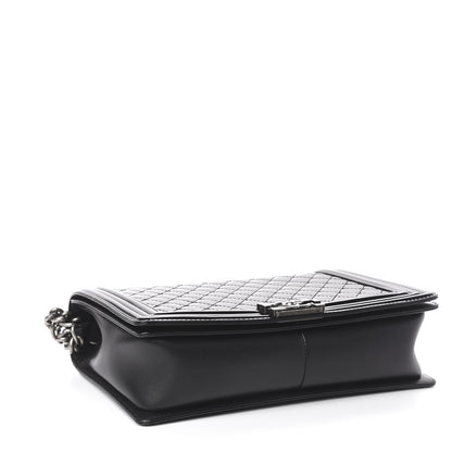Chanel Patent Quilted Large Boy Flap Black 4 of 11