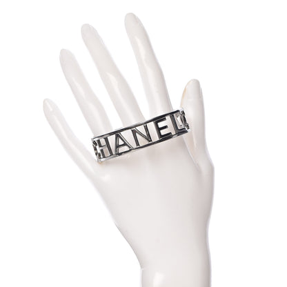 Chanel Ruthenium Logo Cuff 2 of 4