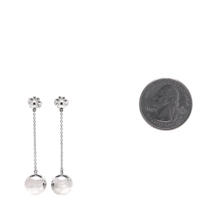 Tiffany Sterling Silver 10mm HardWear Ball Drop Earrings 2 of 3