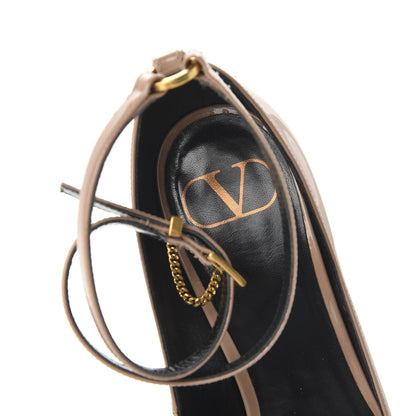 Valentino Garavani Patent Double Ankle Strap Pumps 36.5 Rose Cannelle 7 of 9