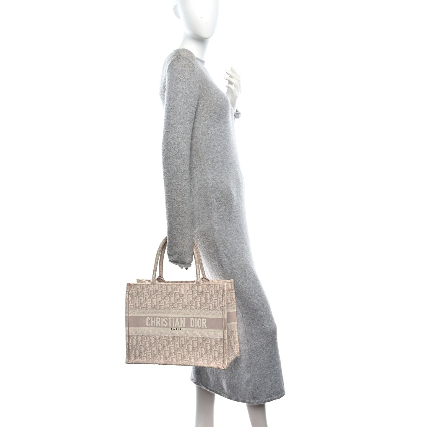Oblique Medium Book Tote Rose Des Vents
