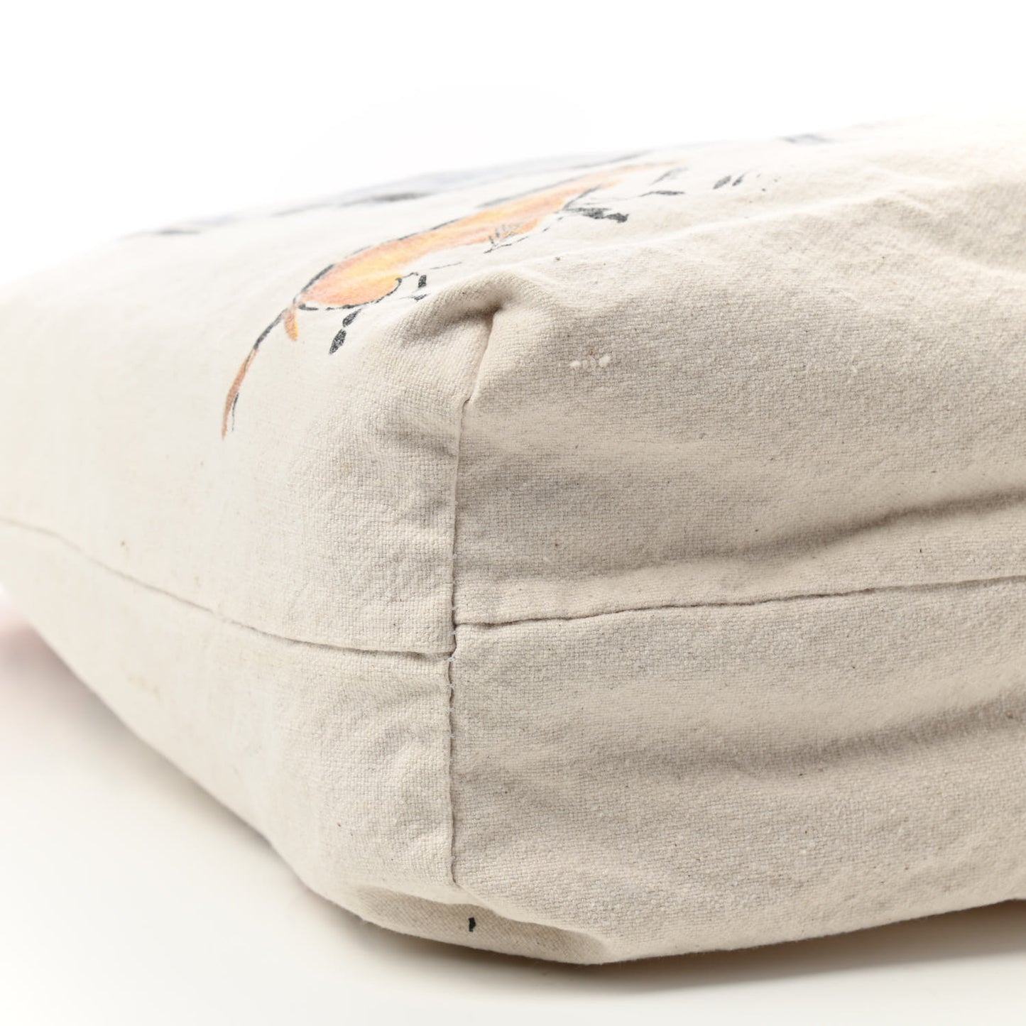 Canvas Sauvage Tote White Multicolor