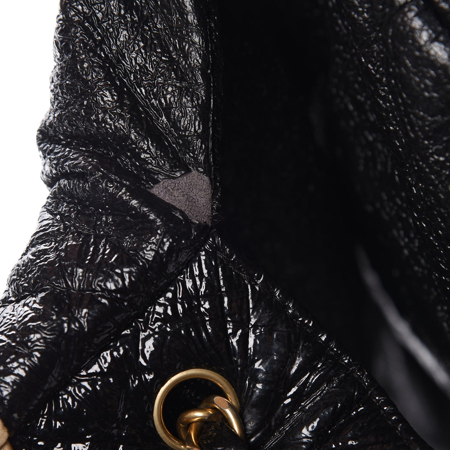 Vinyl XL Rock and Chain Flap Black