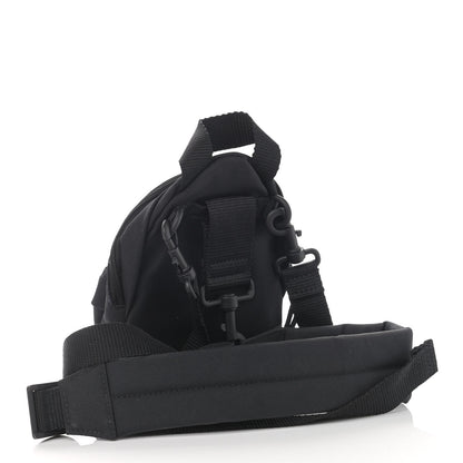 Balenciaga Recycled Casual Nylon Mini Oversized Backpack Black 3 of 9