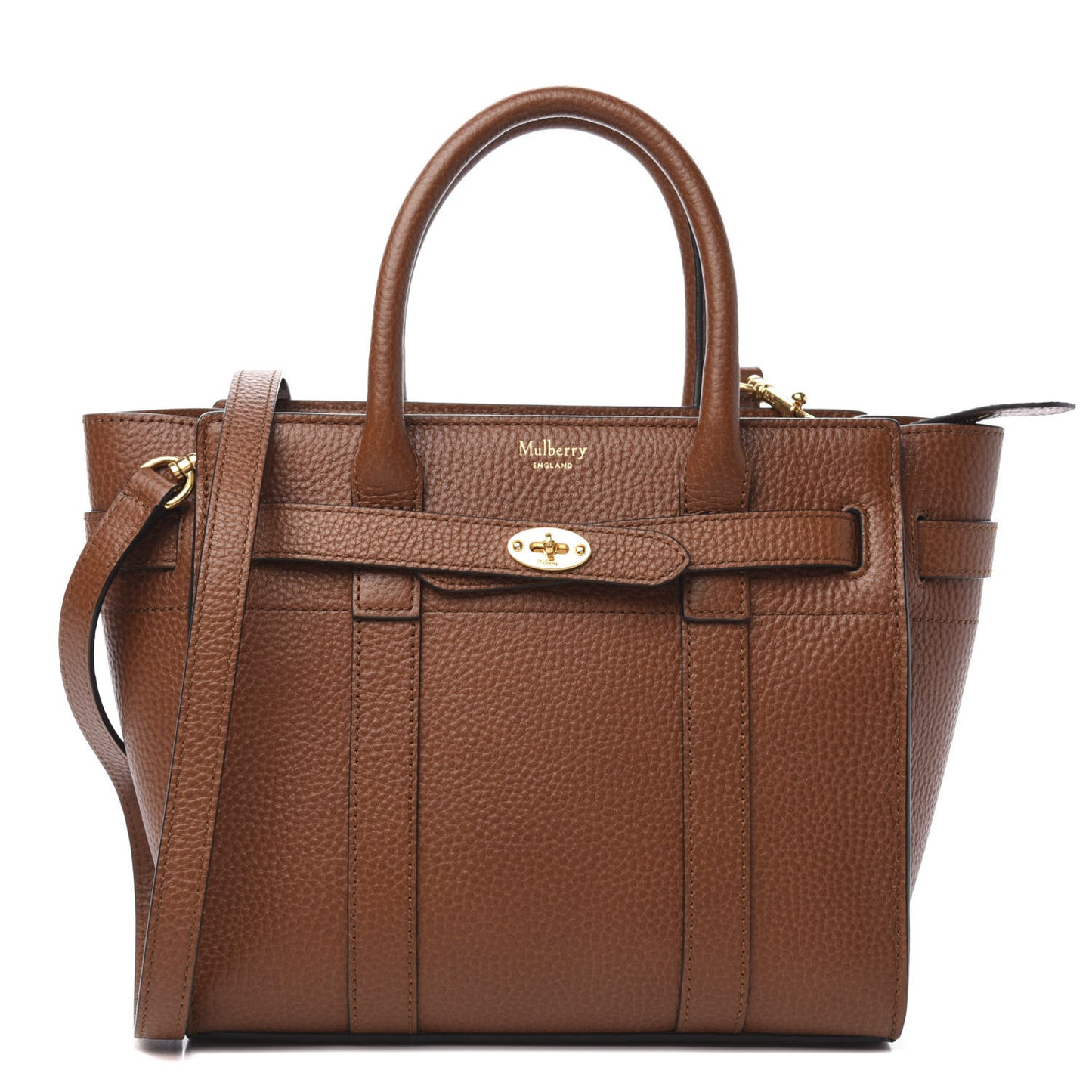 Small Classic Grain Mini Zipped Bayswater Oak