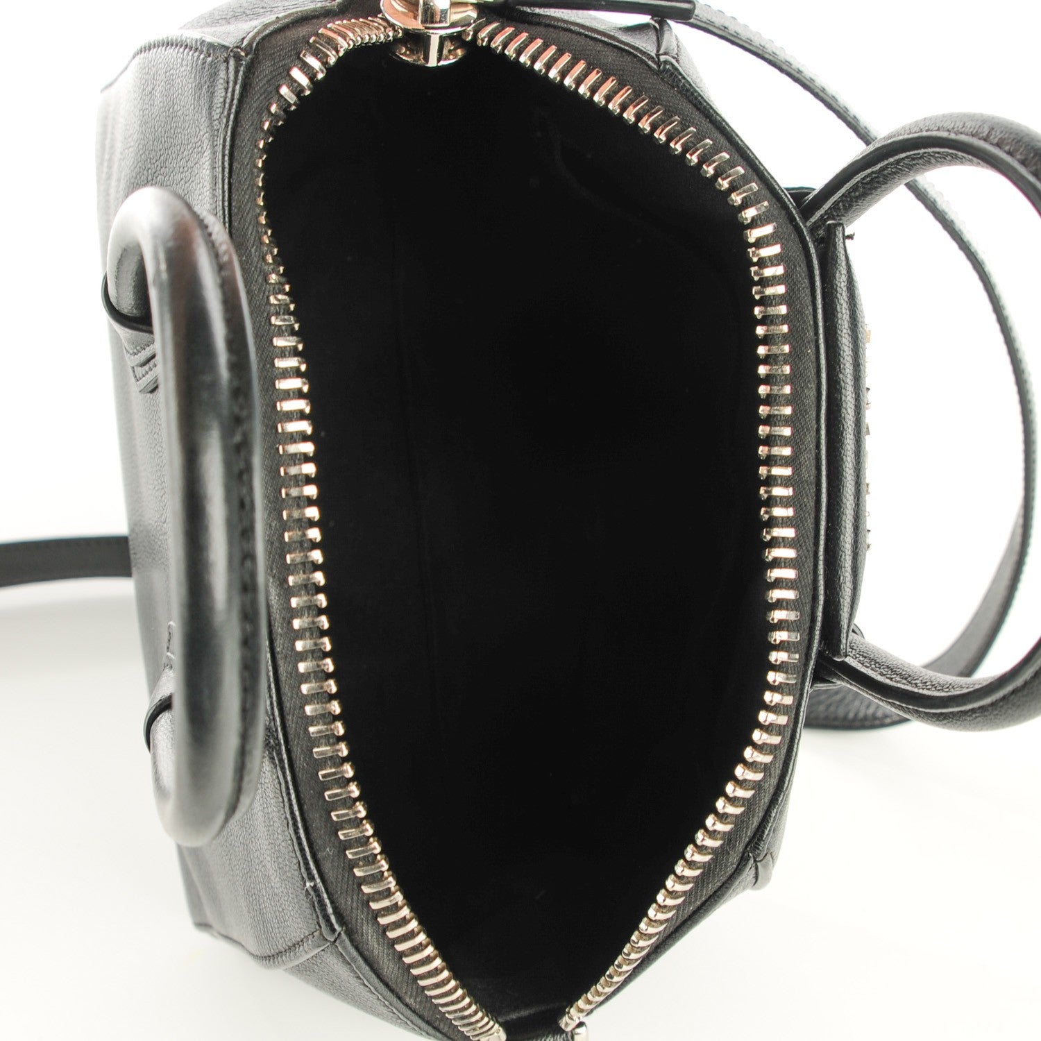 Givenchy Sugar Goatskin Mini Antigona Black 8 of 8