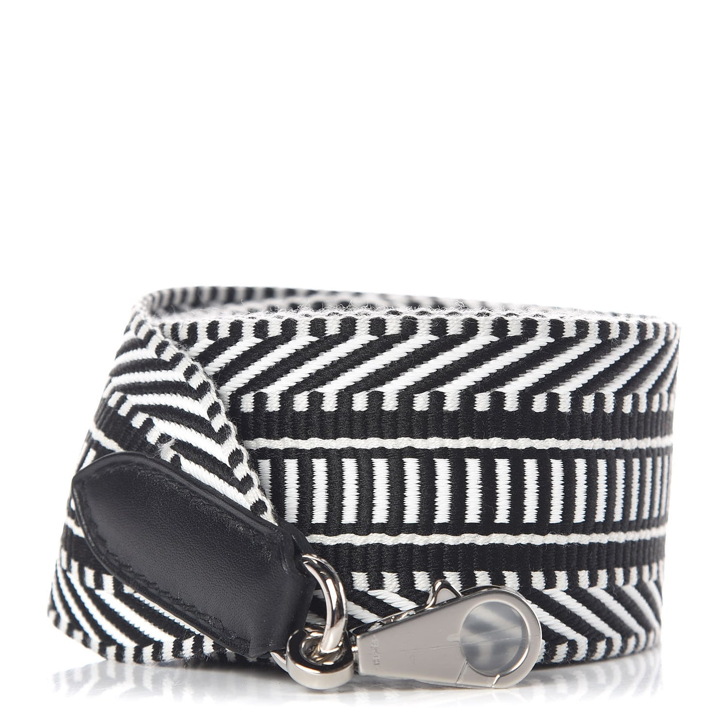 Toile Swift 50mm Sangle Cavale Shoulder Strap Black Ecru