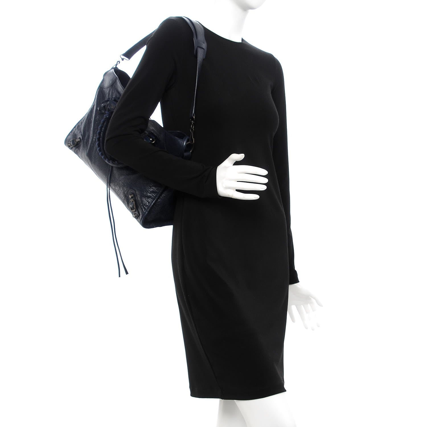 Balenciaga Agneau Classic Hardware City Bleu Nuit Dark Sea 2 of 7