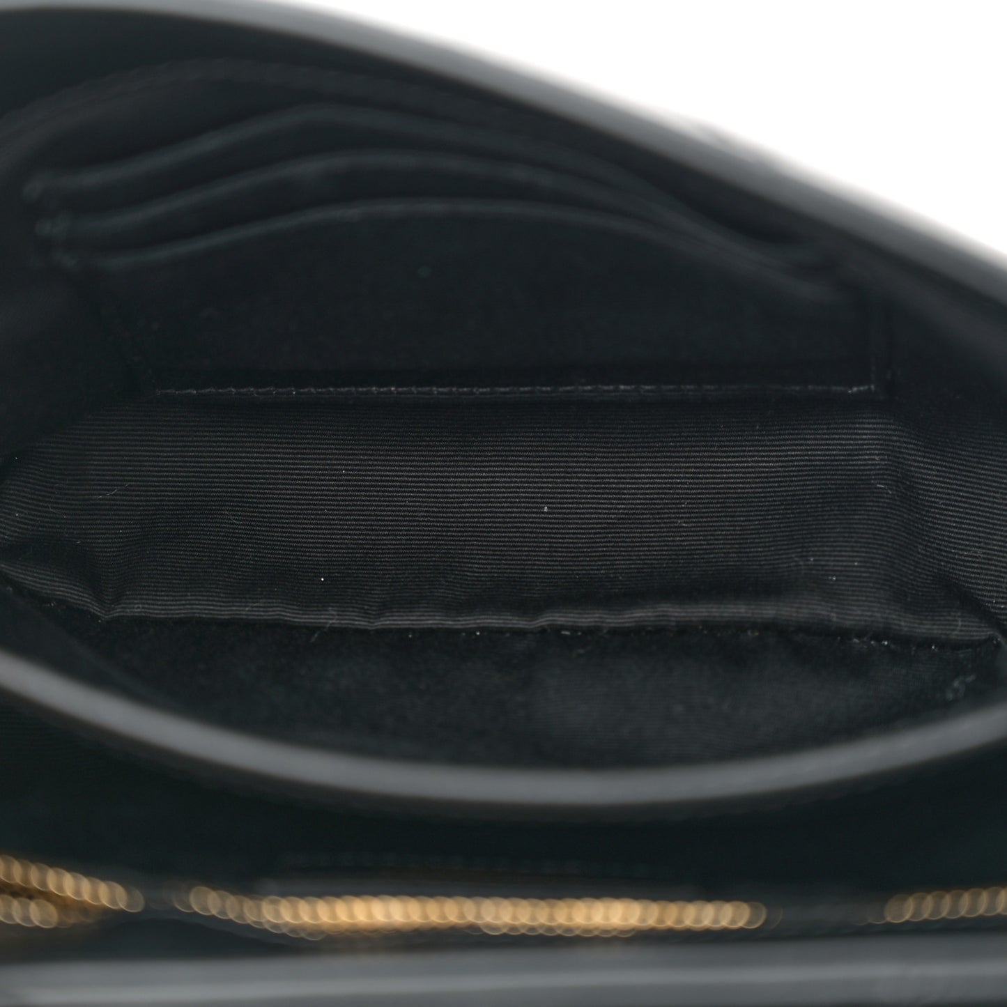 Calfskin Y Quilted Monogram Toy Loulou Crossbody Bag Black