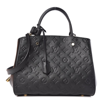 Louis Vuitton Empreinte Montaigne MM Black 1 of 10