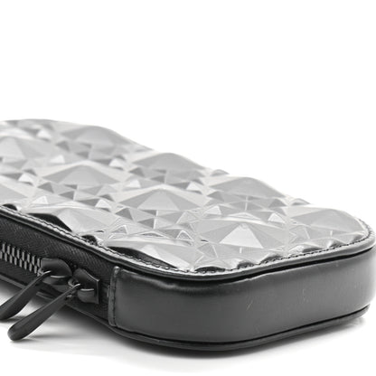 Christian Dior Calfskin Cannage Diamond Cannage Phone Holder Black 9 of 10