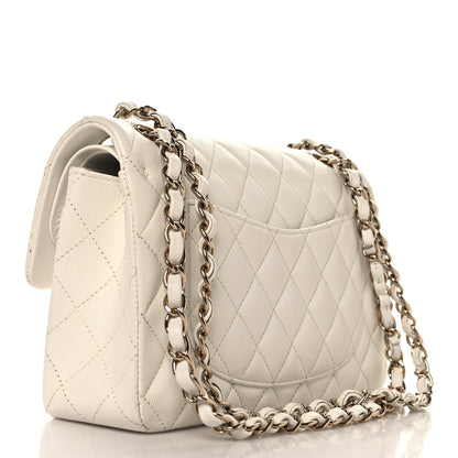 Chanel Caviar Quilted Small Double Flap White 3 of 10