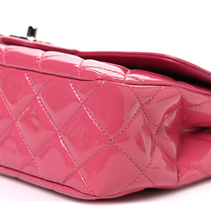 Chanel Patent Quilted Large Coco Shine Flap Pink 10 of 10