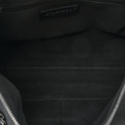 Chanel Calfskin Chain 20s Signature Hobo Black 5 of 13