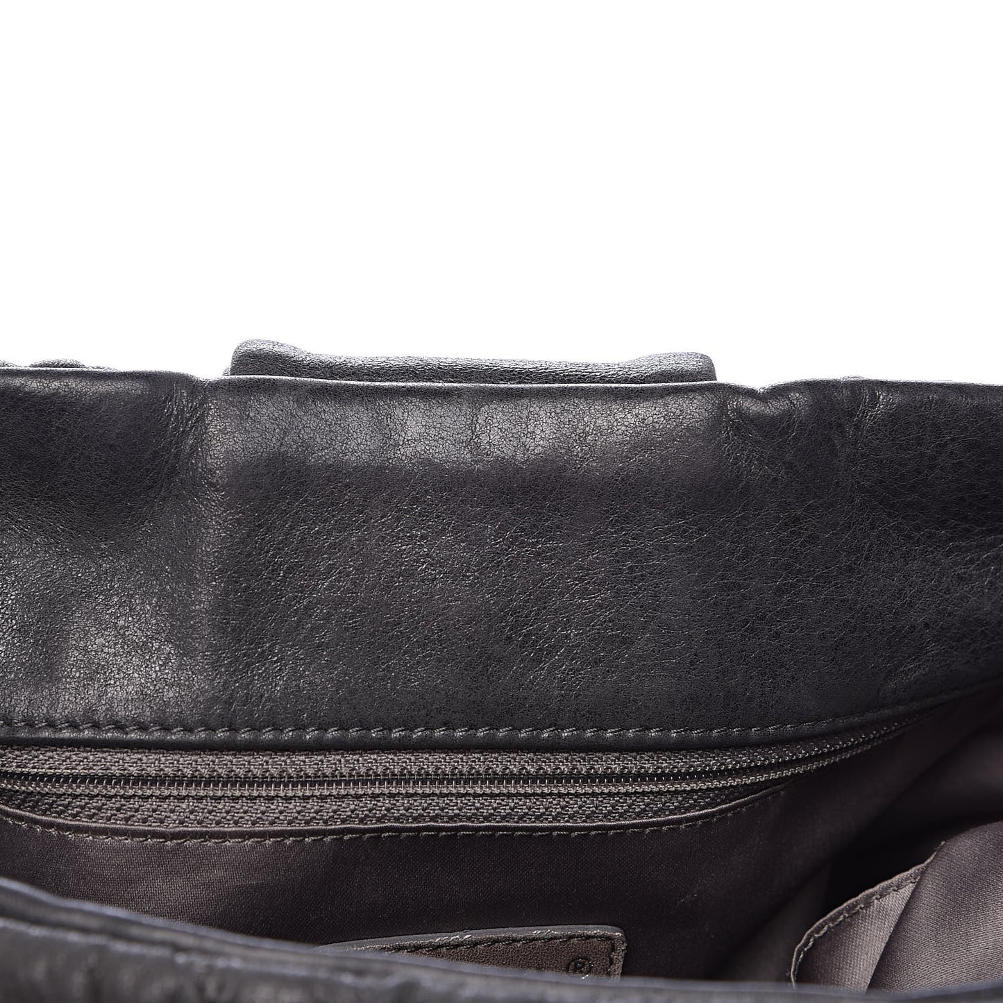 Calfskin Bubble Quilt Hobo Grey