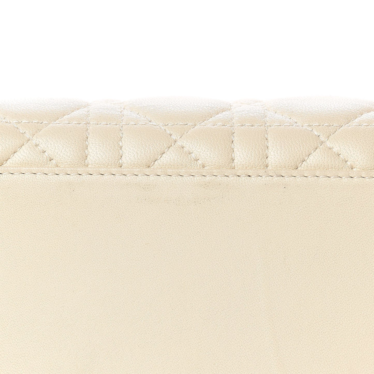 Lambskin Cannage Medium Lady Dior Light Beige