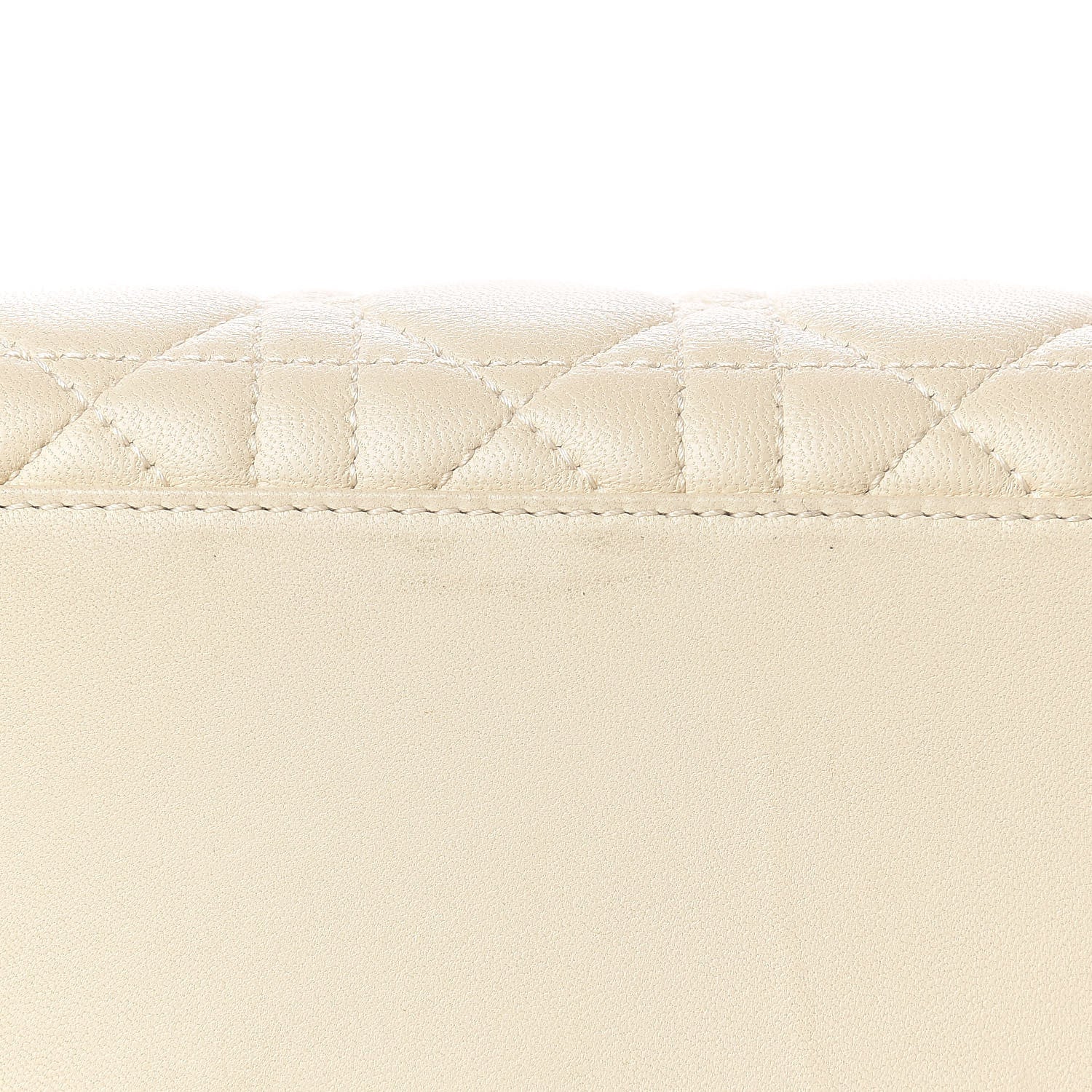 Christian Dior Lambskin Cannage Medium Lady Dior Light Beige 10 of 21