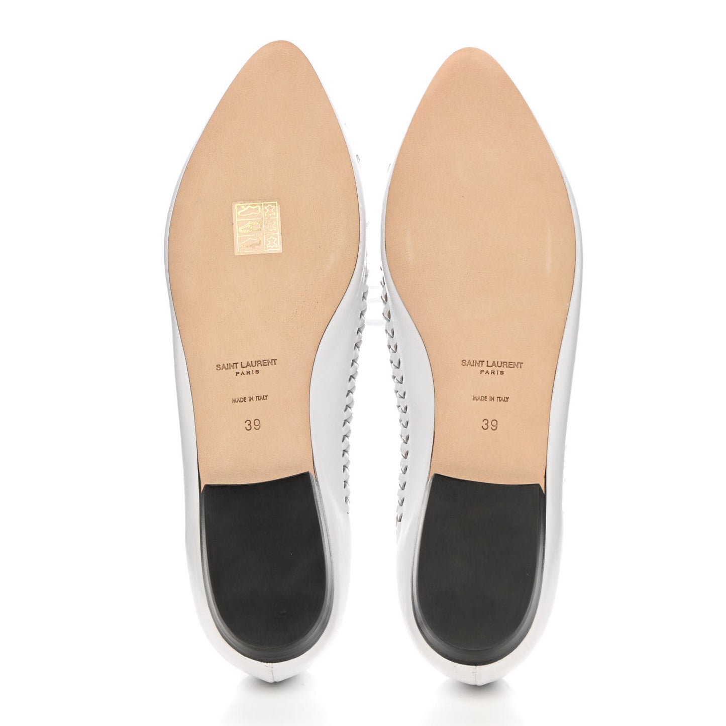 Calfskin Flats 39 White