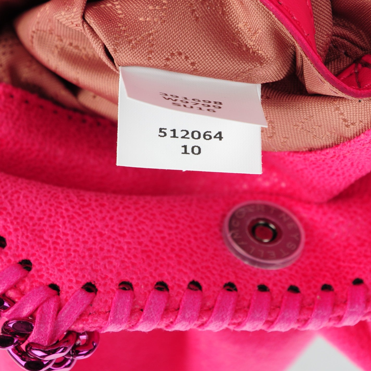 Shaggy Deer Tiny Falabella Tote Hot Pink