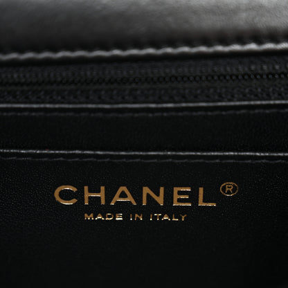 Chanel Lambskin Quilted Mini Rectangular Flap Black 6 of 12