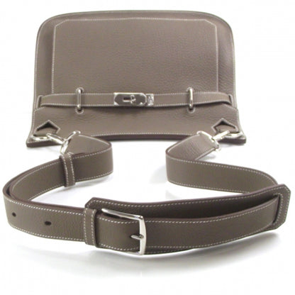 Hermes Taurillon Clemence Jypsiere Gypsy 35 Etoupe 5 of 11