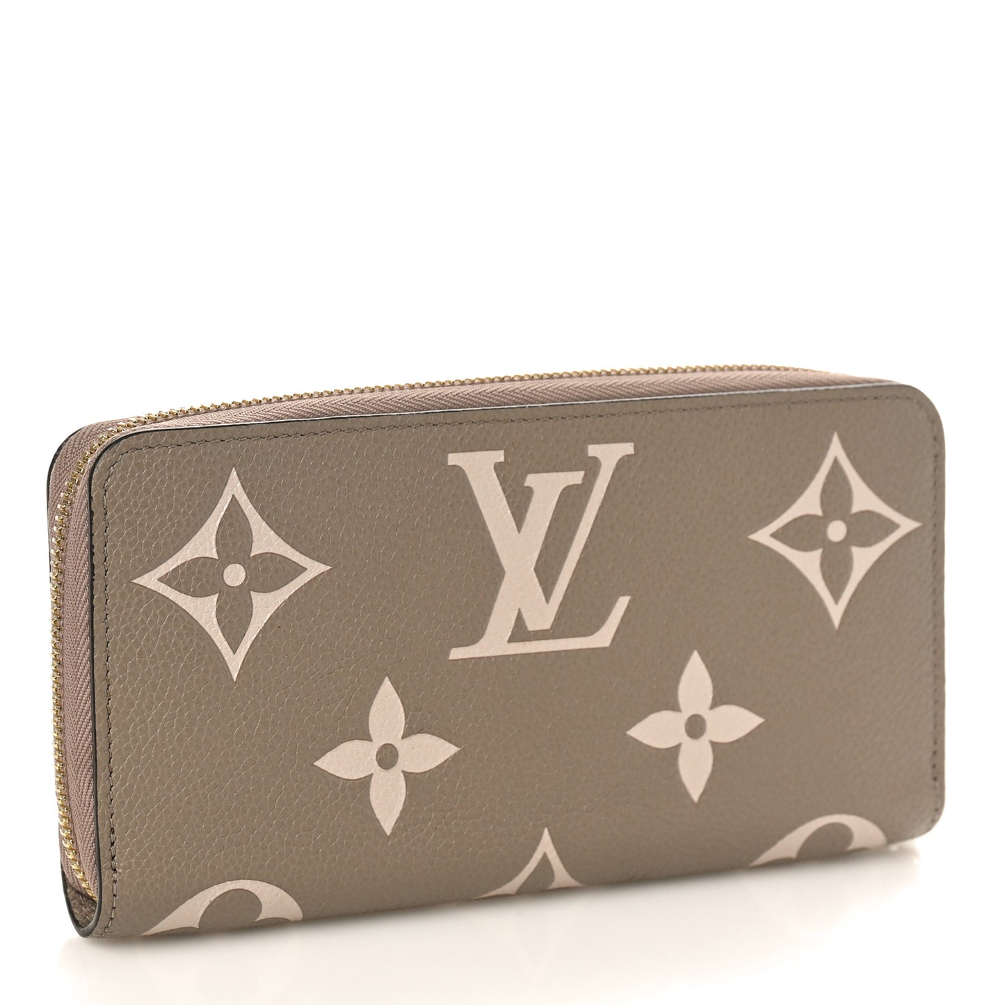 Empreinte Monogram Giant Zippy Wallet Tourterelle Creme