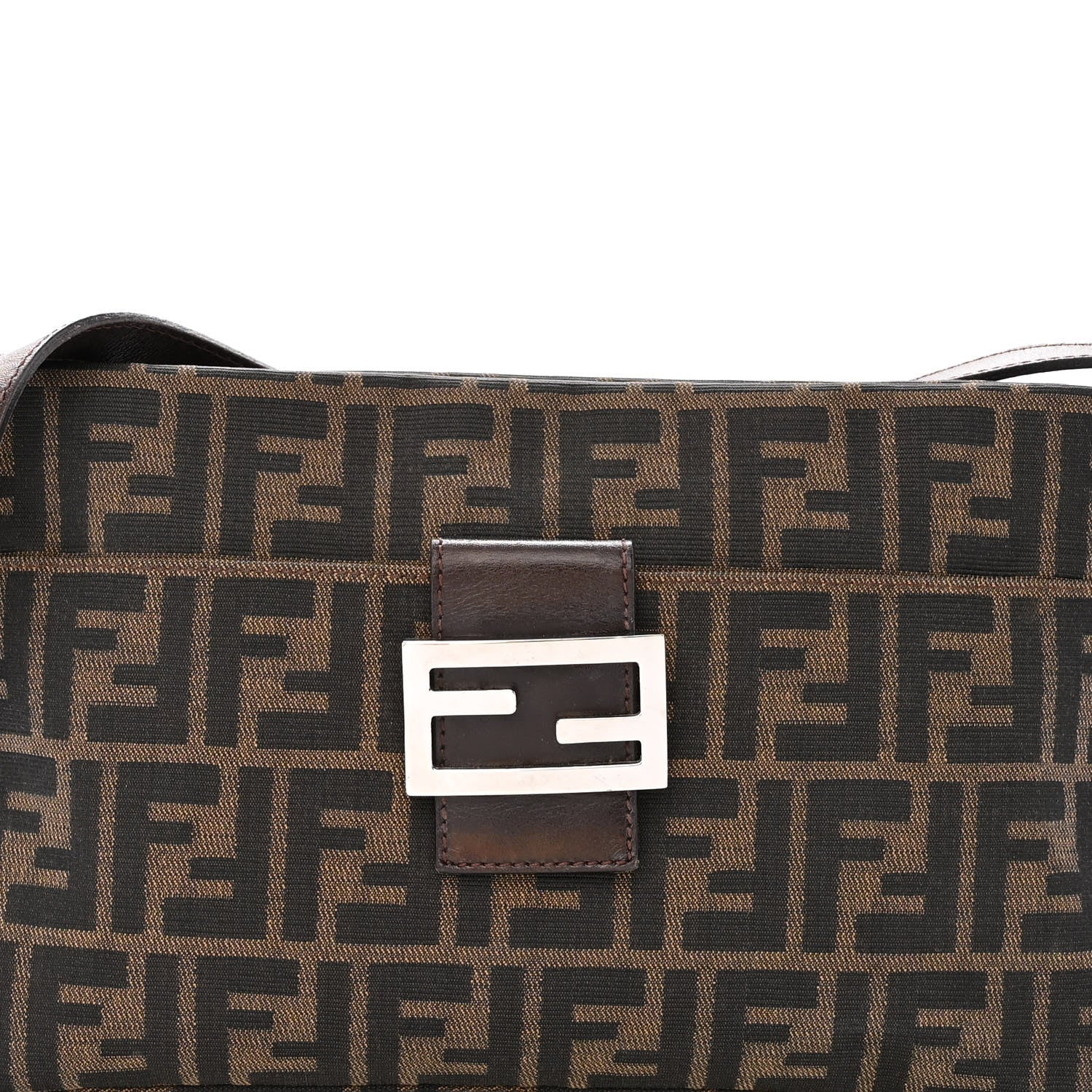 Fendi Zucca Shoulder Bag Tobacco 7 of 12