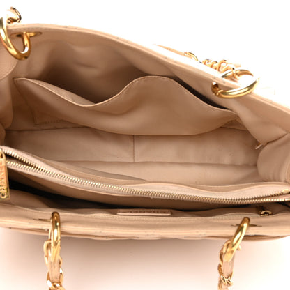 Chanel Caviar Quilted Grand Shopping Tote GST Beige Clair 5 of 14