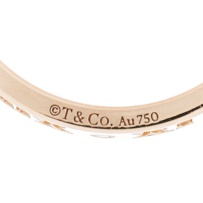 Tiffany 18K Rose Gold Diamond Atlas Pierced Ring 53 6.25 4 of 4