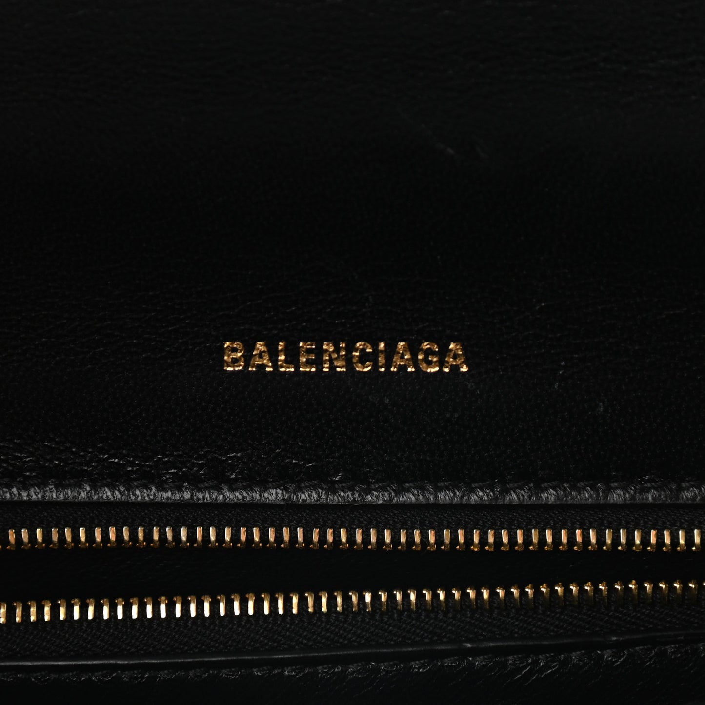Shiny Box Calfskin Small Hourglass Top Handle Bag Black