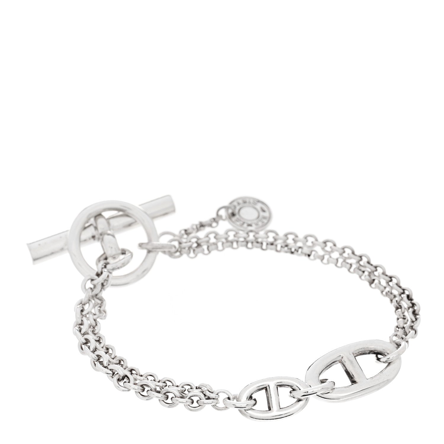 Hermes Sterling Silver New Farandole Bracelet ST 1 of 3