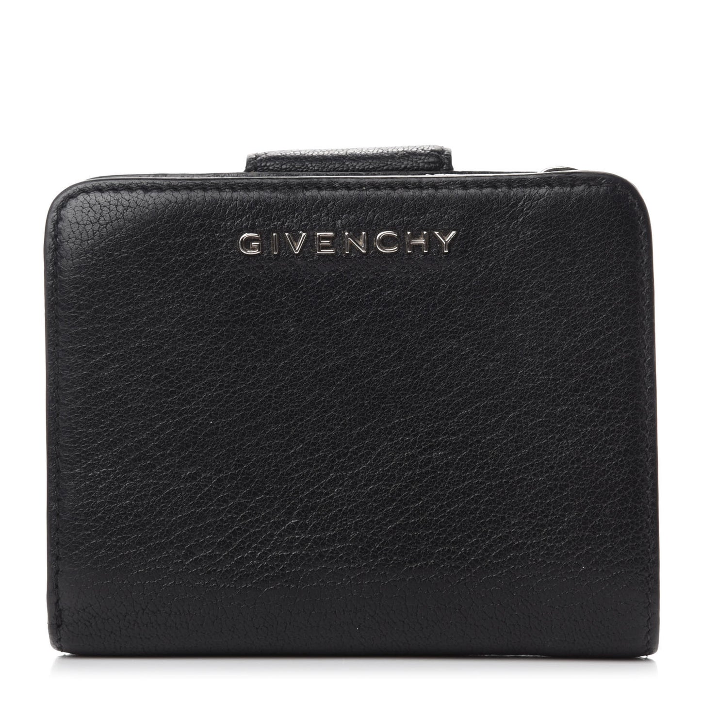 Sugar Goatskin Compact Wallet Black
