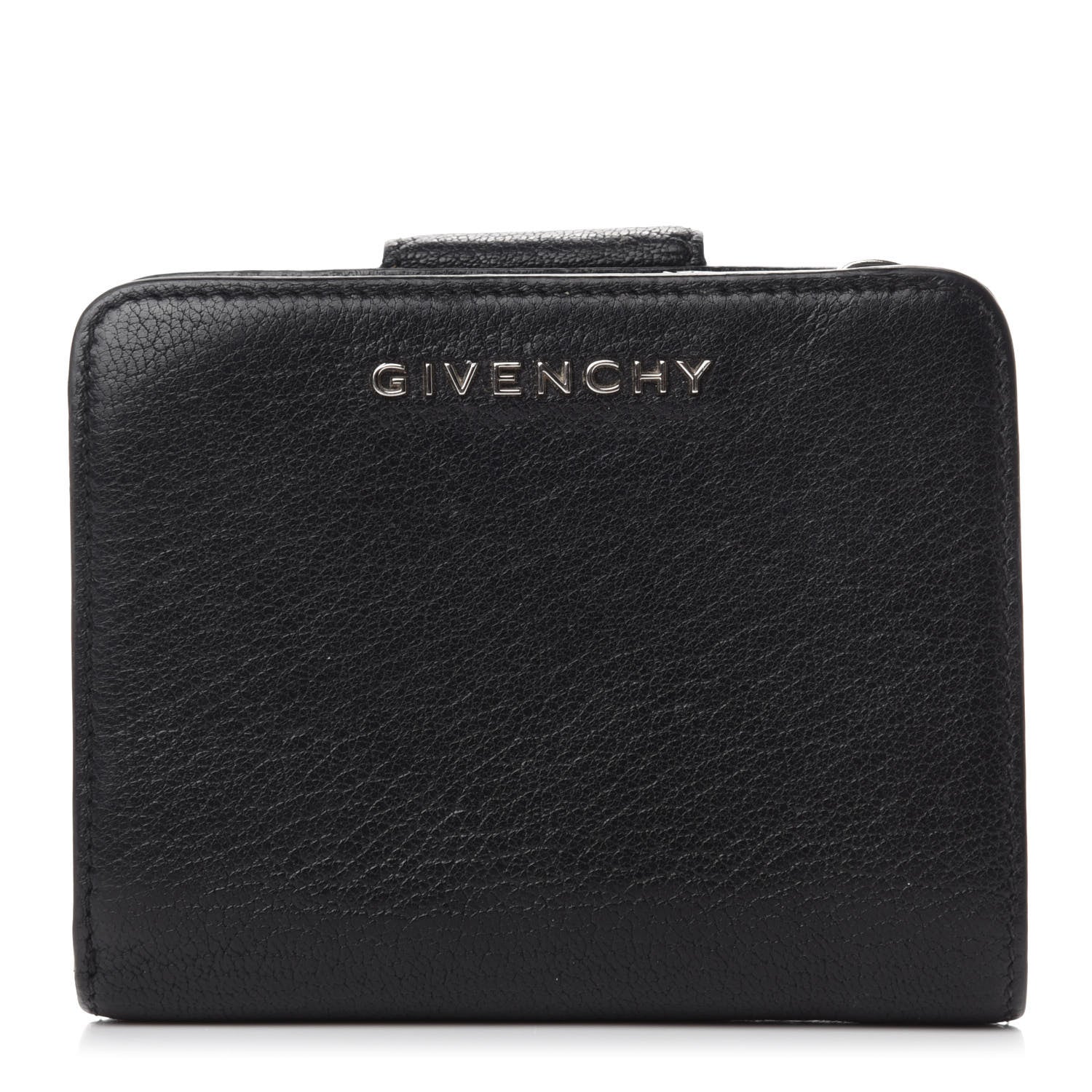 Givenchy Sugar Goatskin Compact Wallet Black 1 of 8