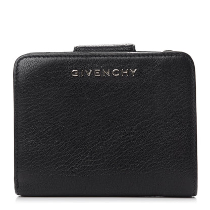 Givenchy Sugar Goatskin Compact Wallet Black 1 of 8