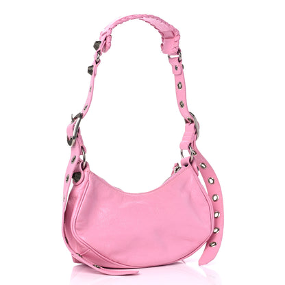Balenciaga Agneau Arena Le Cagole Shoulder Bag XS Candy Pink 4 of 11