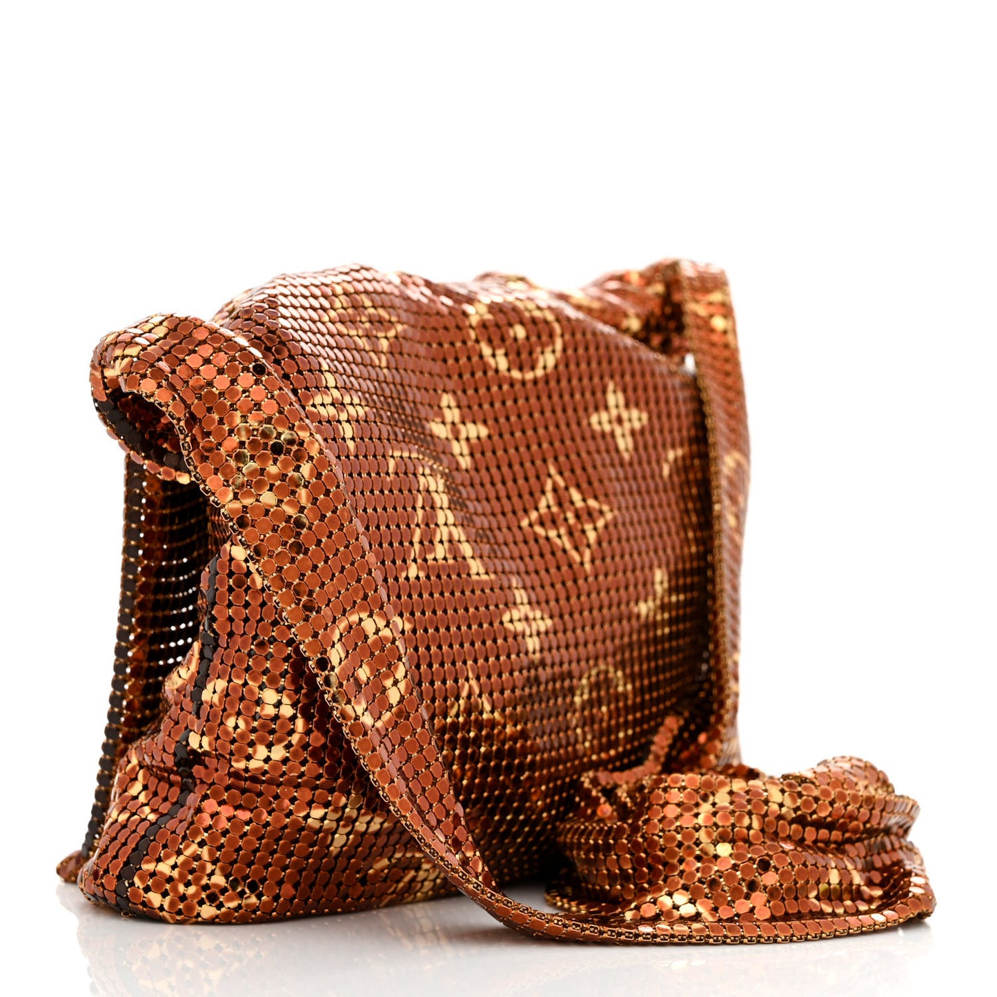 Monogram Mesh Metal Frances Gold
