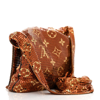 Louis Vuitton Monogram Mesh Metal Frances Gold 3 of 10