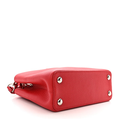 Louis Vuitton Taurillon Capucines BB Rubis 4 of 11