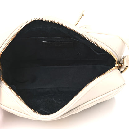 Saint Laurent Calfskin Matelasse Monogram Lou Camera Bag Crema Soft 4 of 10